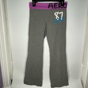 Gray Aeropostale Yoga Pants